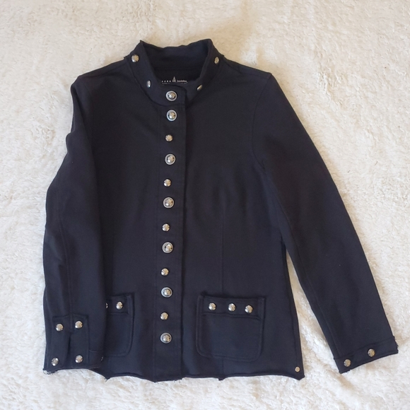 NEON BUDDHA Black Jacket. Size Medium. - Picture 2 of 9